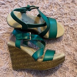 Daytrip wedge sandals, size 6, BRAND NEW WITH TAGS!